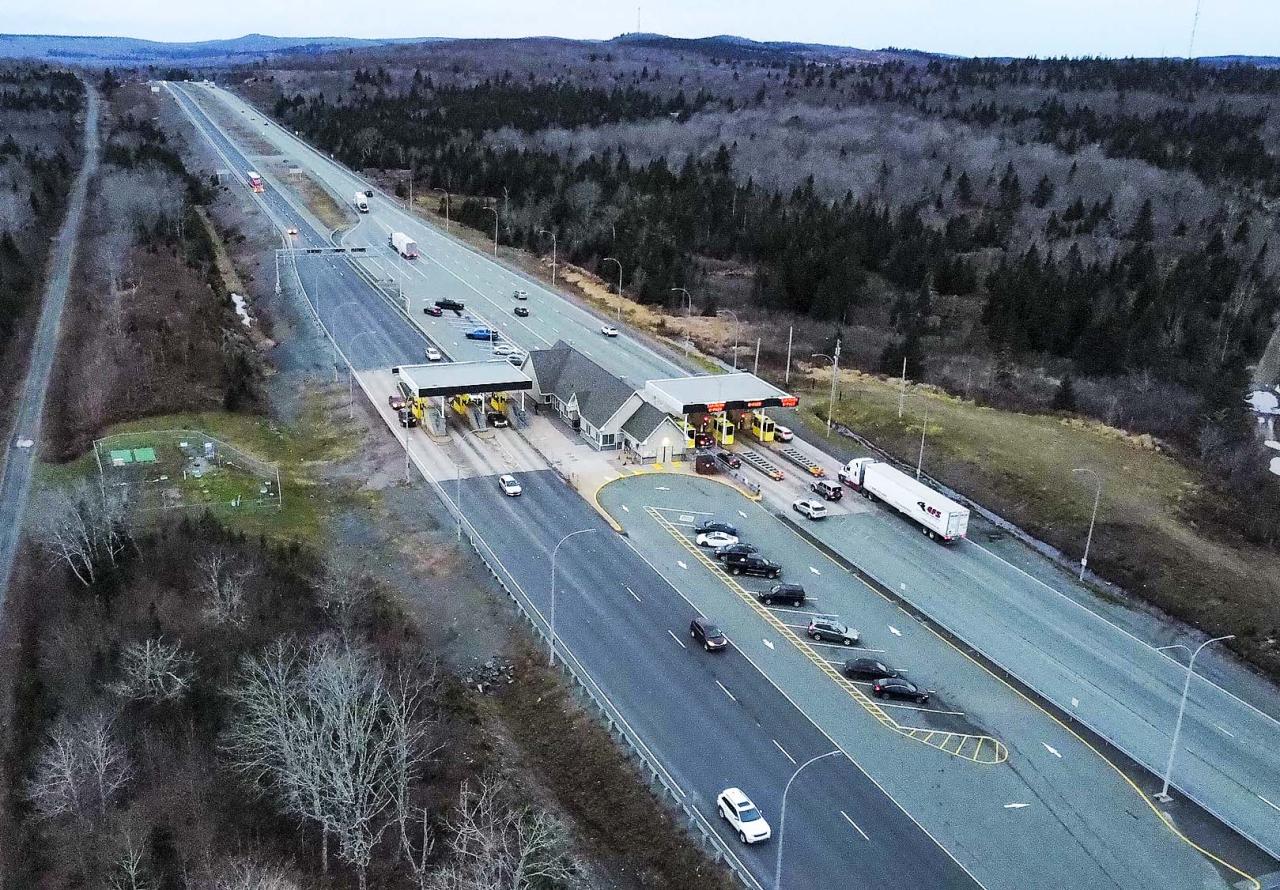 Cobequid pass highway toll